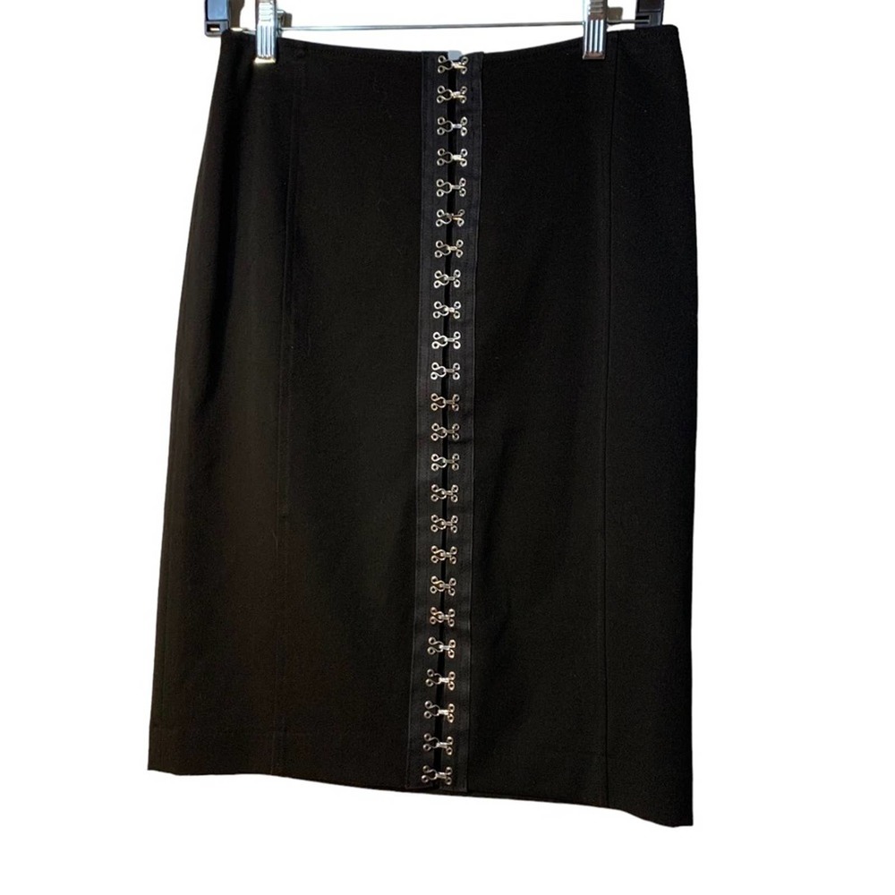 maska skirt black eyelet skirt UK 10/  US 6